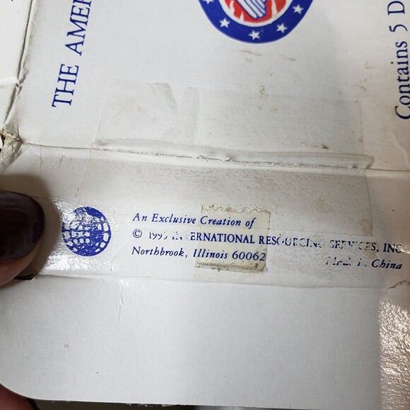 Vintage 90s Americana Pewter 5 Piece Miniature Collection Old West Figurines - Picture 6 of 7